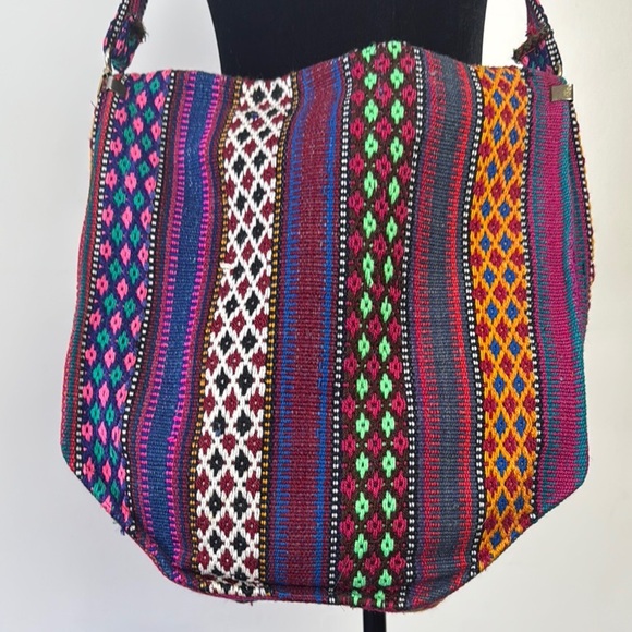 Napali boho embroidered hippie shoulder bag purse - Picture 3 of 6